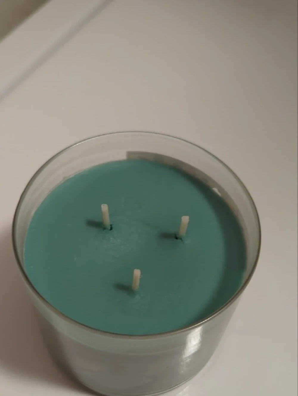 Bath & Body Works Top Shelf Elf Candle — Light Blue with Silver Lid